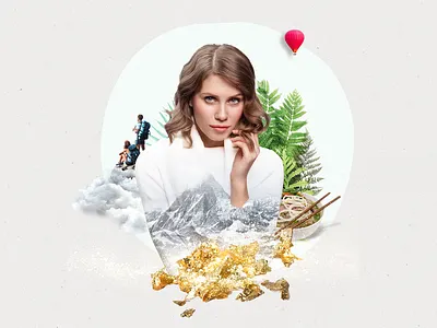 Collage Marina collage graphic design