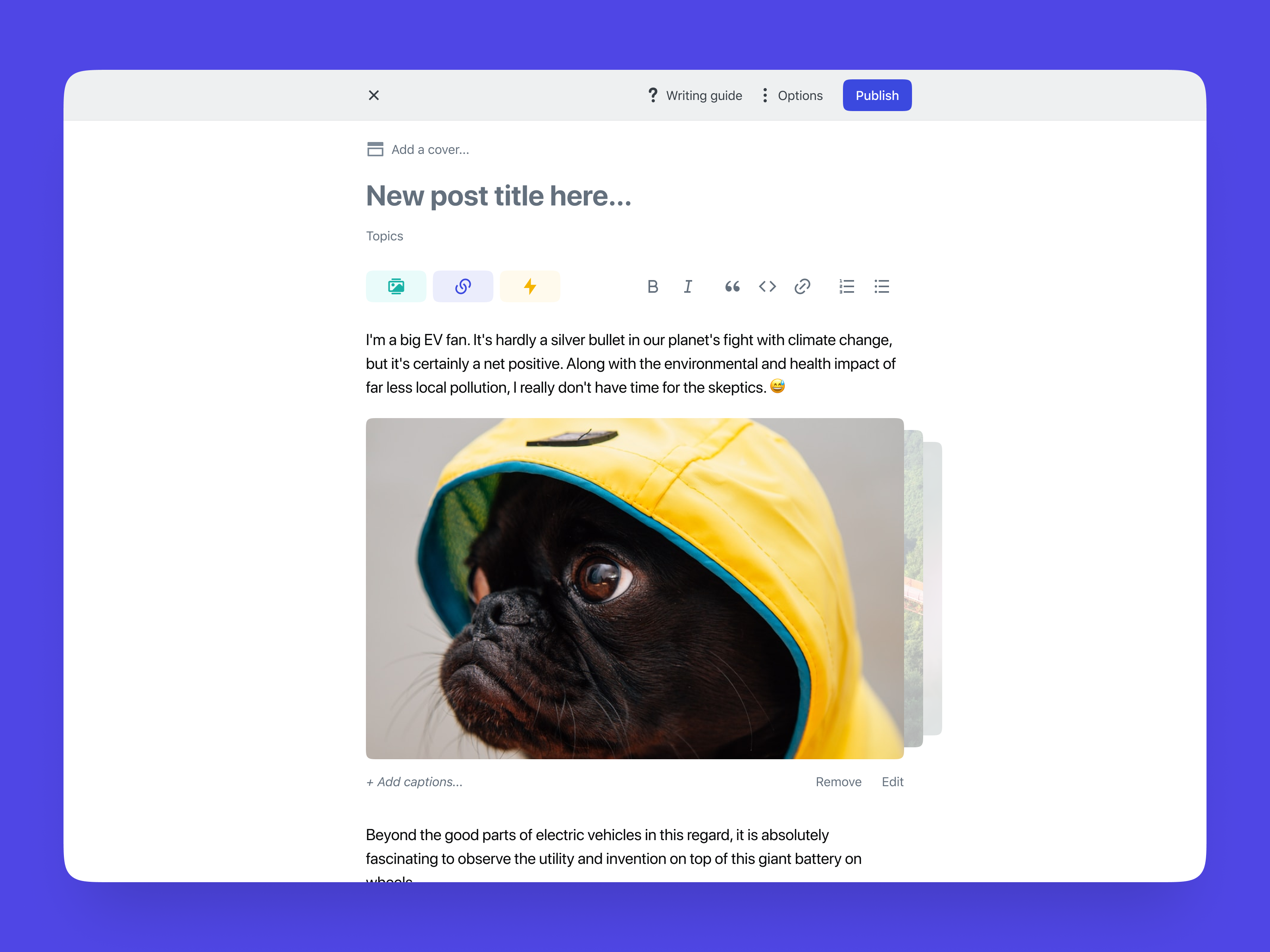 Example of Web App Design
