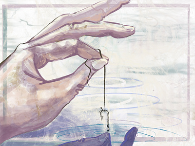 Time is but the stream I go a- fishing in. illustration