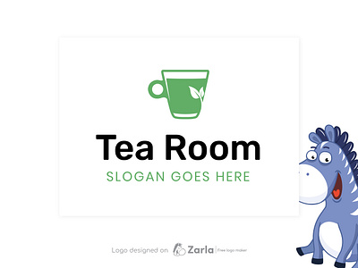 Green Tea Logo branding cafe logo coffee bar coffee shop logo design free logo free logo maker green tea logo logo design logo maker tea bar tea logo tea room tea shop