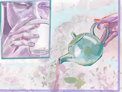 I drink from it… illustration