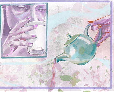 I drink from it… illustration