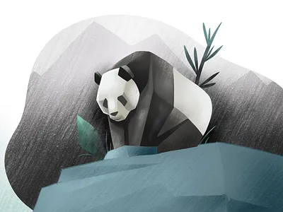 Low Poly Style Panda Illustration artwork best illustration branding cartoon character characterdesign conceptart design digital art digital drawing digital illustration digital painting digitalart flat illustration illustration illustration art illustrations painting portrait portrait art trending illustrations