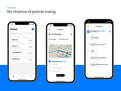 Trackmove app app design minimal mobile ui ui