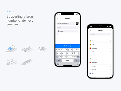 Trackmove app app design minimal mobile ui ui