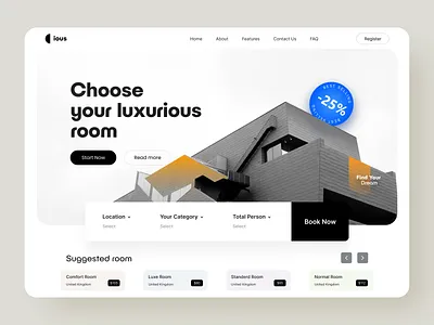 Ious - Property Landing Page Website apartement architecture building home home page house landing page properties property real estate real estate agency real estate website realestate residence ui ux web web design website website design