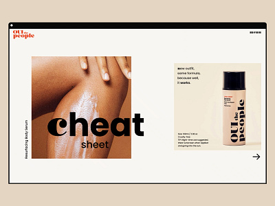 Oui the people Webdesign beauty cosmetic cosmetics health onlineshop skin skincare ui webdesign women