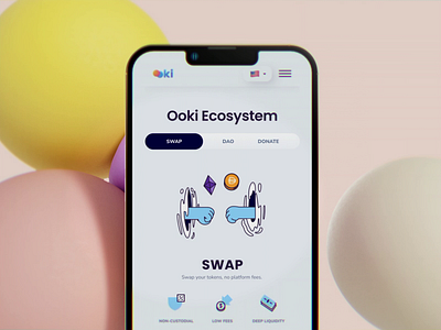 Ooki Crypto Trade Platform crypto agency crypto landing page crypto ui crypto web ui cryptocurrency website cryptoexchange defi landing page token landing page web3 landing page web3 website