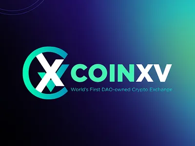 COINXV branding crypto illustrator logo
