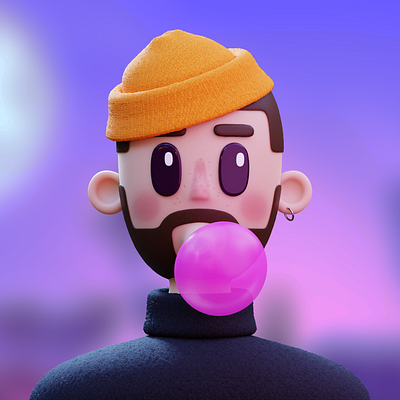 Hello! Its me! 3d animation blender design diorama gamedev illustration light logo ui