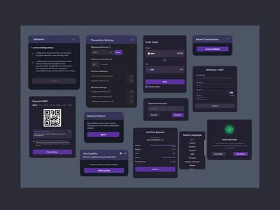 Blockchain UI component blockchain crypto ui ux web3