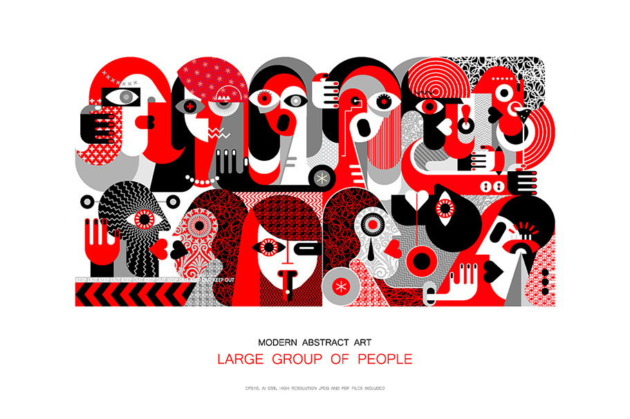 large-group-of-people-by-danjazzia-on-dribbble