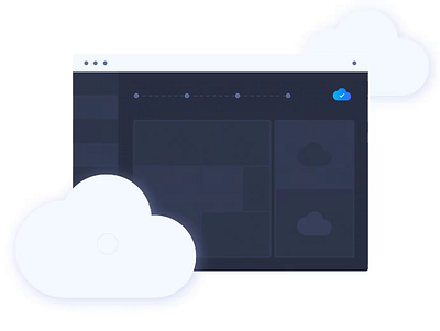 Cloud Loading Animation animation design feature graphic design illustration product animation product design vector