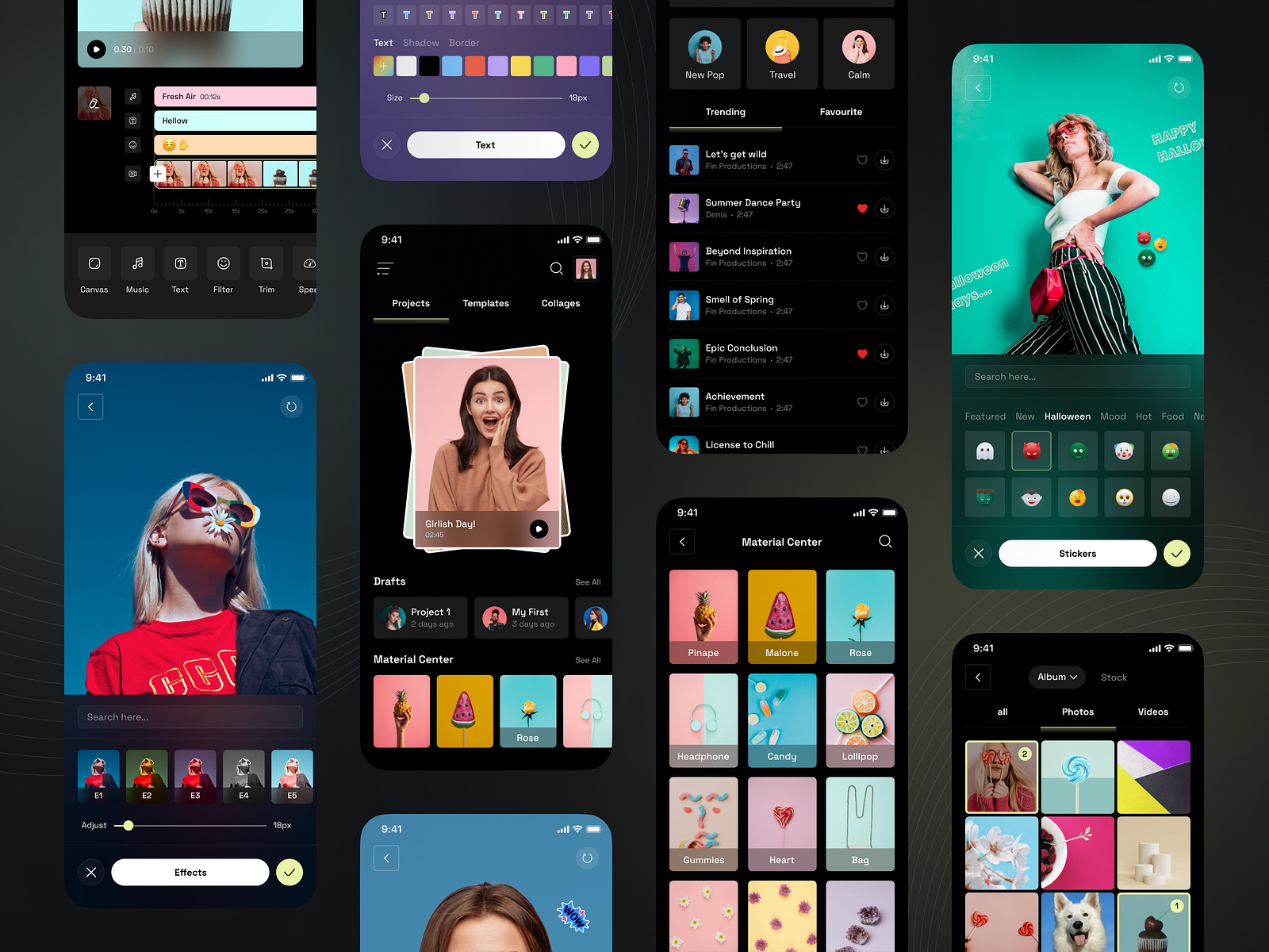 Video Editor App by MindInventory UI/UX for MindInventory on Dribbble