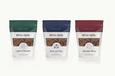 Bread Alone branding design packaging