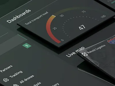 Robotic Logistic | Dashboard /3 3d app branding creative design figma illustration logo shot ui ux vector