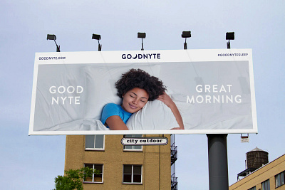 Goodnyte branding design typography