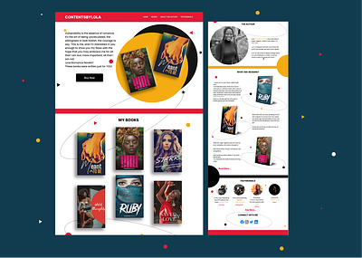 Ebook Landing Page books design ebook ebook landing page landing page ui uidesign uiux