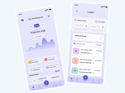 Wallet App ui design wallet app