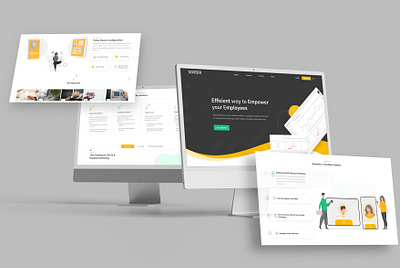 Sorsir - Web Design Mockup branding design illustration landing page logo mockup ui uxui design vector web design web development
