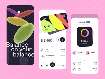 Finance service - Mobile app app app design bank bank app banking finance finance app fintech mobile app mobile app design mobile design mobile ui