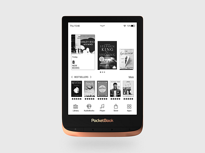 E Ink Reader Desktop app blackandwhite book books bw desktop device e ink ebook ereader minimal reader reading ui