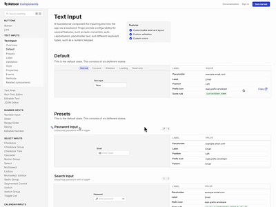 Components Documentation pt2: Details developer documentation retool