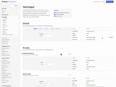 Components Documentation pt2: Details developer documentation retool