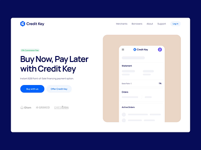 Buy Now Pay Later - Landing Concept animation app bnpl buy dashboard design illustration interface landing later logo motion graphics now pay site slick studio ui ux web