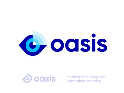 Oasis - Final Logo Design design eye icon logo logodesign logotype monogram sign symbol vision