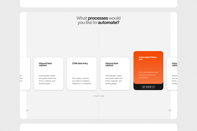 DD—011 ai automations automation agency automations carousel design gradient landing page micro design services web design