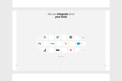 DD—012 agency ai automations automations design integrations landing page logos micro design scrolling logos web design