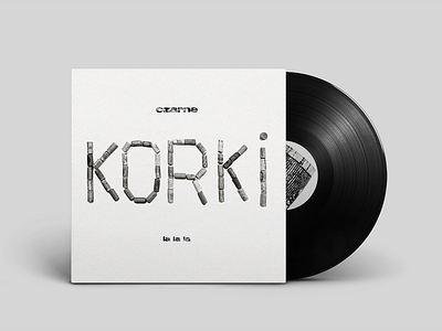 Czarne Korki. Vinyl record cover branding design graphic design logo photography