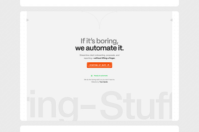 DD—014 3d button ai automations automation agency automations big logo footer landing page micro design web design