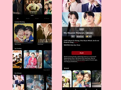 TV App #DailyUI animation app branding design graphic design illustration logo typography ui ux vector