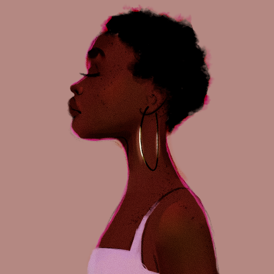 🖤 character digital illustration painting portrait texture