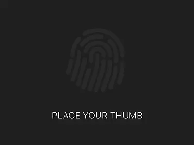 Fingerprint Scanner Animation animation clean design figma fingerprint fingerprint scanner graphic design illustration minimalist motion graphics new prototype scanner trending ui uidesign uiux