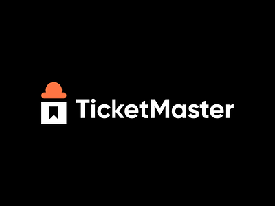 TicketMaster Logo brand branding design graphic design illustration logo logo design master minimal modern ticket logo ticketmaster ui