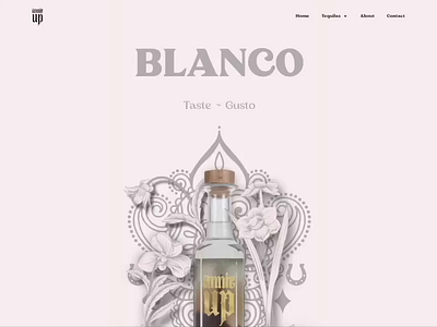 Tequila Website alcohol website animation parallax parallaxing tequila tequilawebsite webdesign website websitemovement