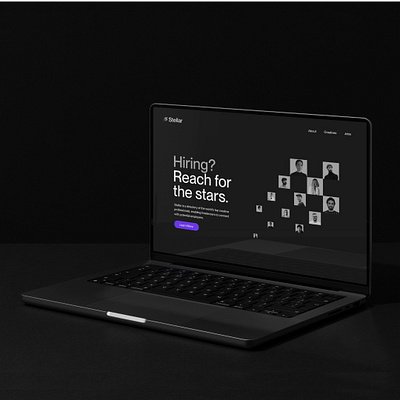 Stellar branding design logo typography ui