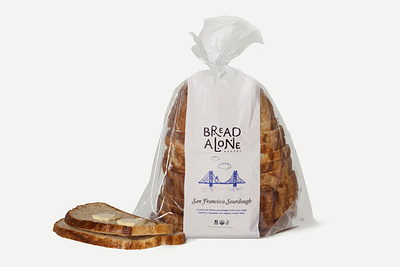 Bread Alone branding design packaging typography