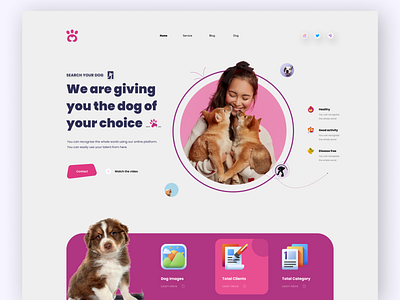 Pet Dog Shop Landing page design agency landing page crypto landing page dog care dog care website ecommerce landing page graphic design landing page landing page design nft design nft landing page online course online course landing page pet care pet dog pet dog shop pet shop petpal travel landing page web design website design