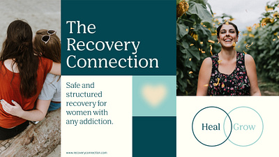Recovery Connection branding design typography