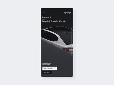 Progressive brands need progressive products car figma mobiledesign polestar productdesign ui userexperience userinterface ux