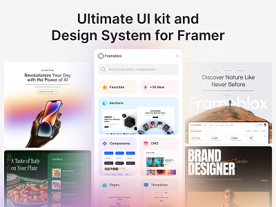 Build Websites Faster in Framer – Frameblox Plugin Just Got Even app cms color styles components framer header hero layouts pages plugin style generator templates tool website builder websites widget