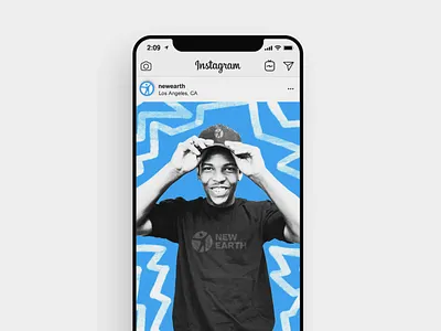 New Earth branding design typography