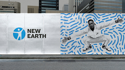 New Earth branding design logo typography