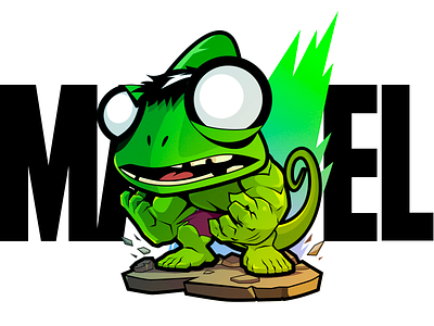 Hulk chameleon character design design illustration ip marvel poo 海报 设计