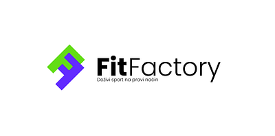 Fit Factory logo, FF logo animation branding graphic design logo ui