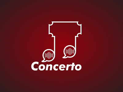 Concerto . brandidentity branding creativelogo design graphic design illustration logo logocorelogochallenge logodesign logos typography ui ux vector